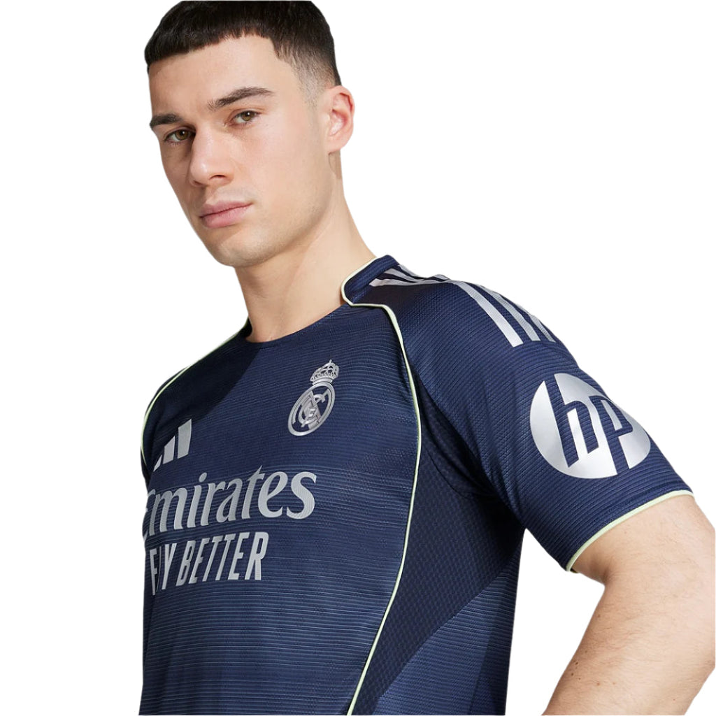 adidas Real Madrid 25/26 Away Jersey w/ Champions League Patches (Legend Ink)