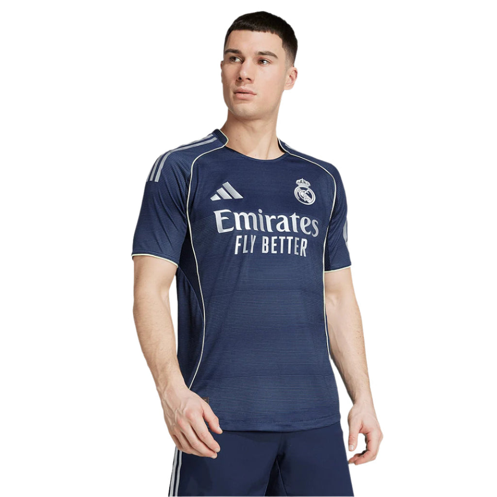 adidas Arda Güler Real Madrid 25/26 Away Jersey w/ Champions League Patches (Legend Ink)