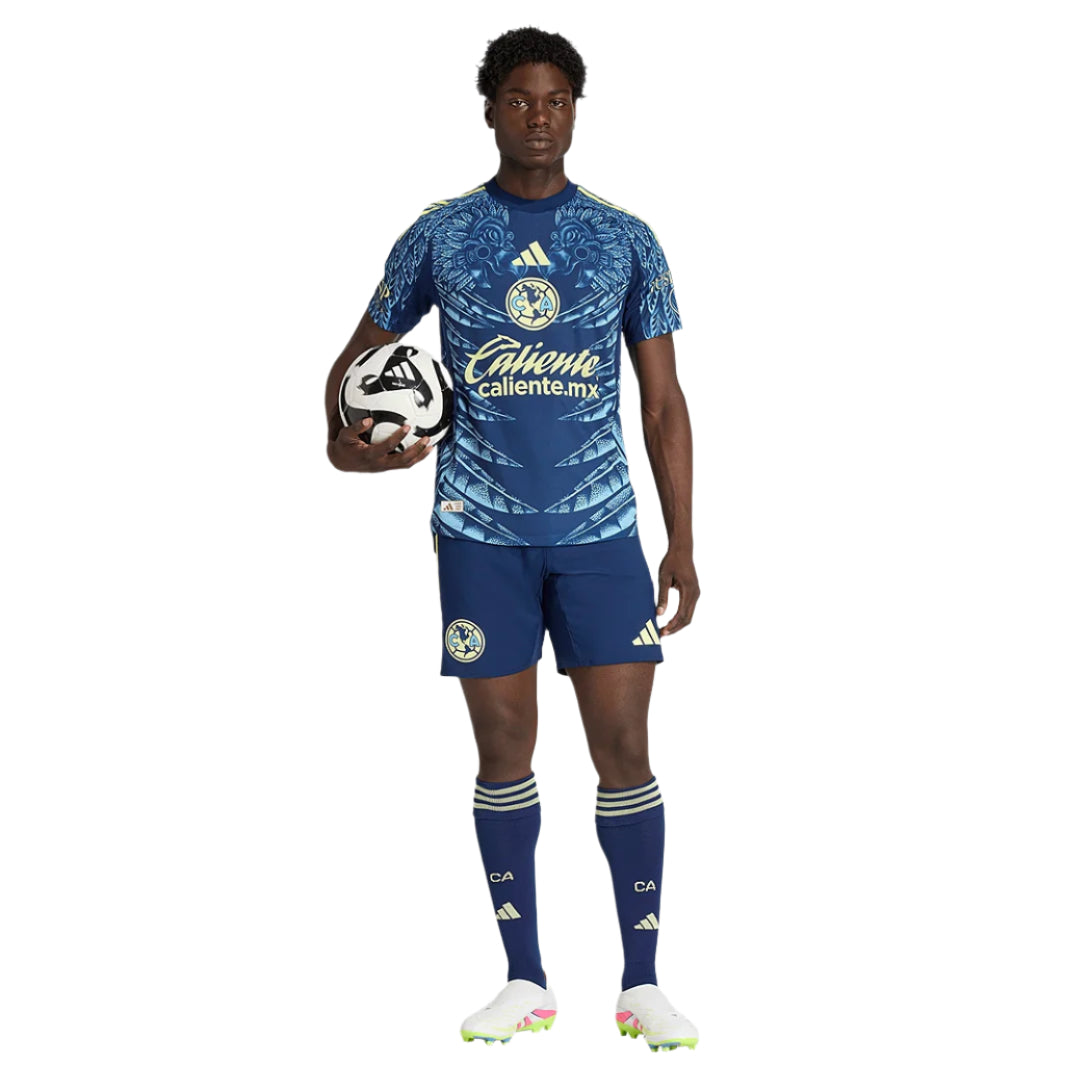 adidas L. Malagon Men's Club América 25/26 Authentic Away Jersey (Blue)