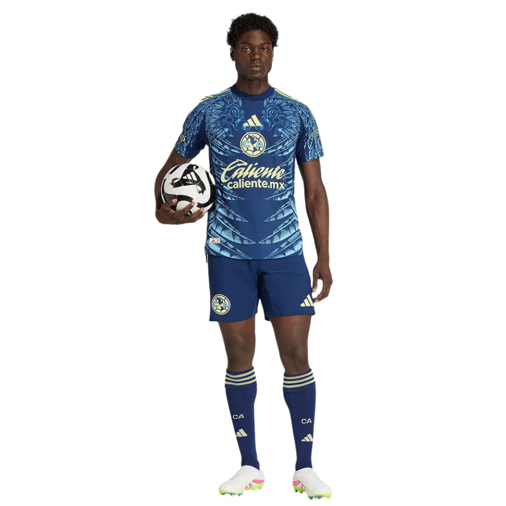 adidas A. Cervantes Men's Club América 25/26 Authentic Away Jersey (Blue)