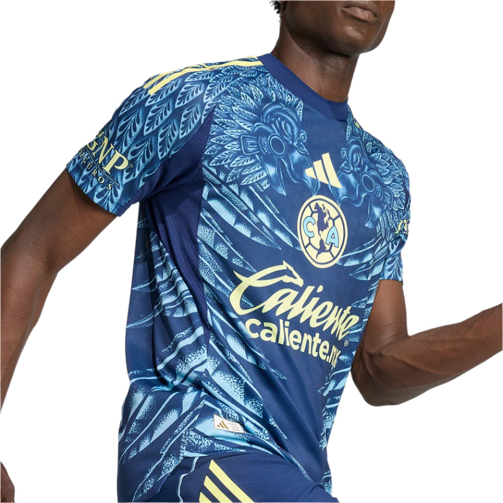 adidas Davila Men's Club América 25/26 Authentic Away Jersey (Blue)