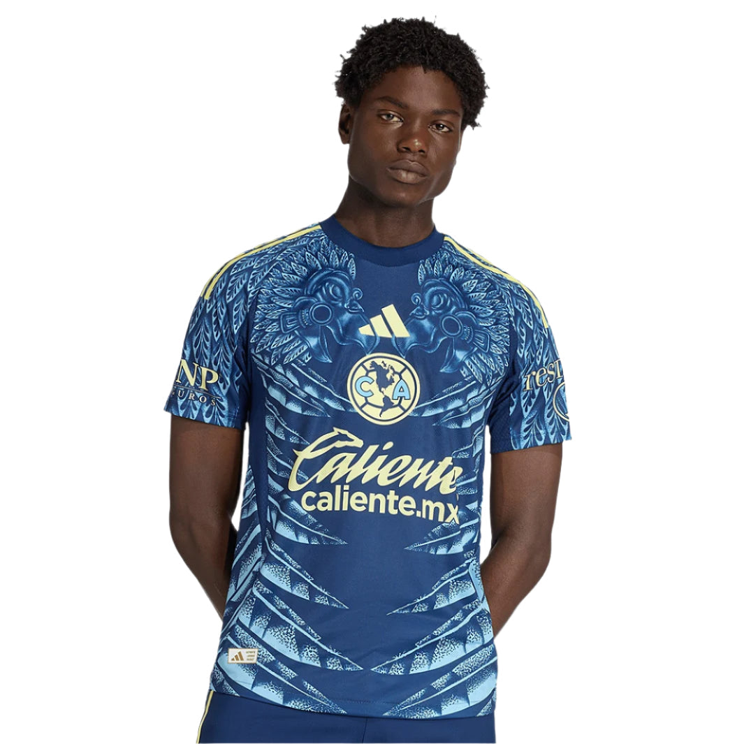 adidas Davila Men's Club América 25/26 Authentic Away Jersey (Blue)