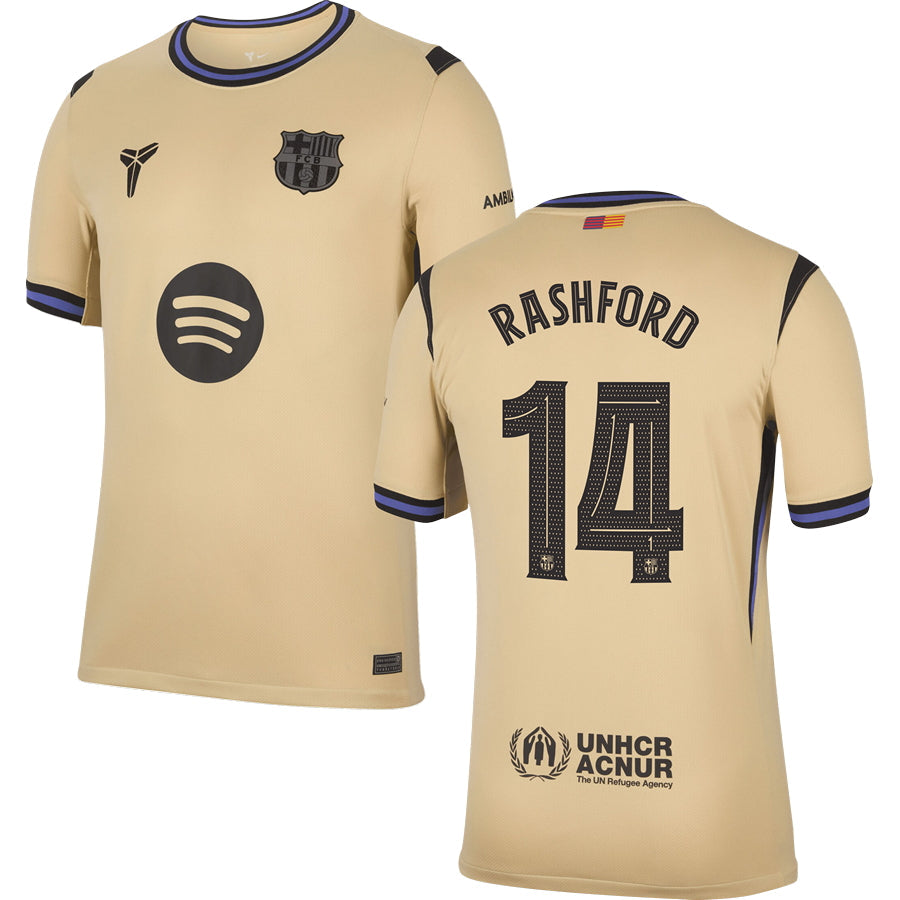 Barcelona FC Away #14 RASHFORD Jersey 2025/26 Adults