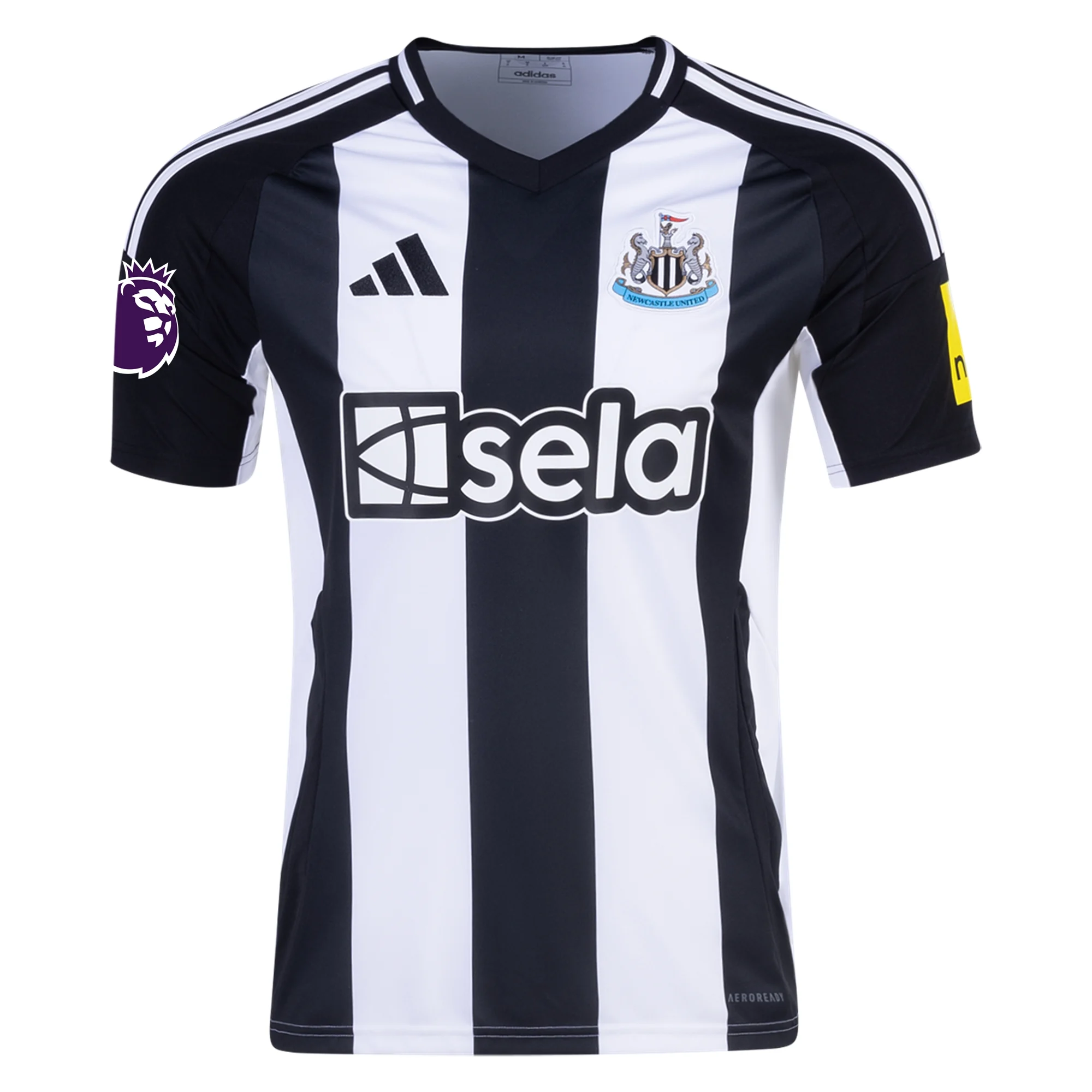 adidas Newcastle United Anthony Gordon Home Jersey w/ EPL Patch 24/25 (Black/White)