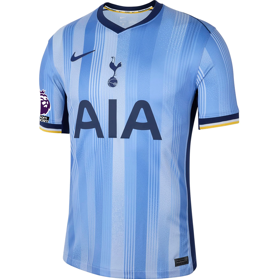 Nike Tottenham Ben Davies Away Jersey w/ EPL + No Room For Racism Patches 24/25 (Cobalt Bliss/Binary Blue)
