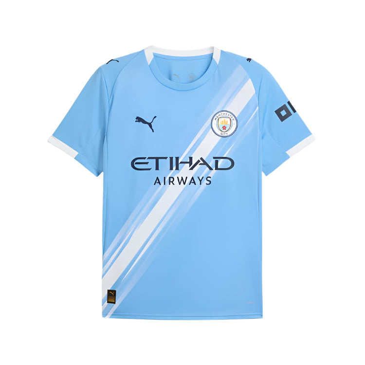 Puma Maximo Perrone Manchester City Home Jersey 25/26 w/ EPL + Sponsor Patch (Team Light Blue/Puma White)