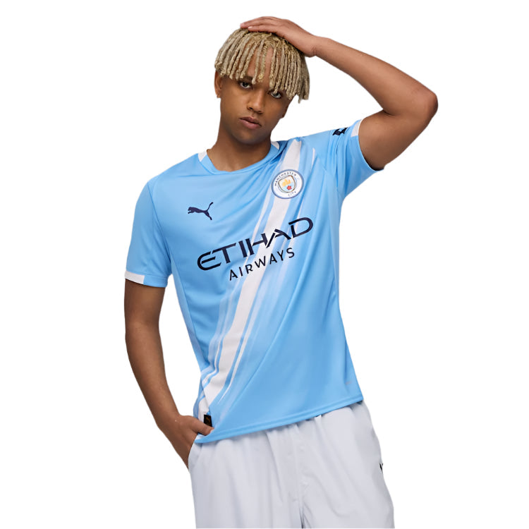 Puma Manchester City Home Jersey w/ Club World Cup Patches 25/26 (Team Light Blue/Puma White)