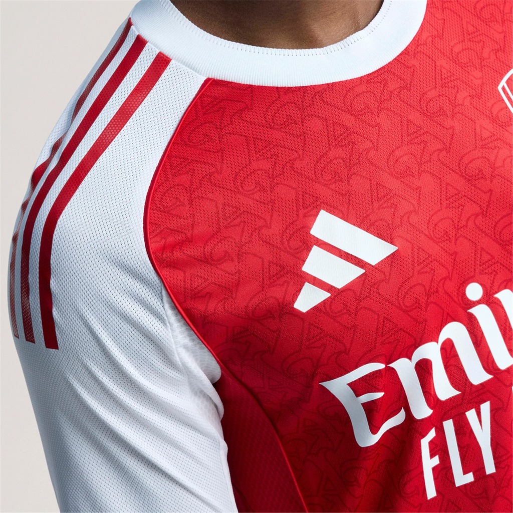 adidas Oleksandr Zinchenko Arsenal FC Authentic Home Jersey 25/26 w/ EPL Patch (Better Scarlet/White