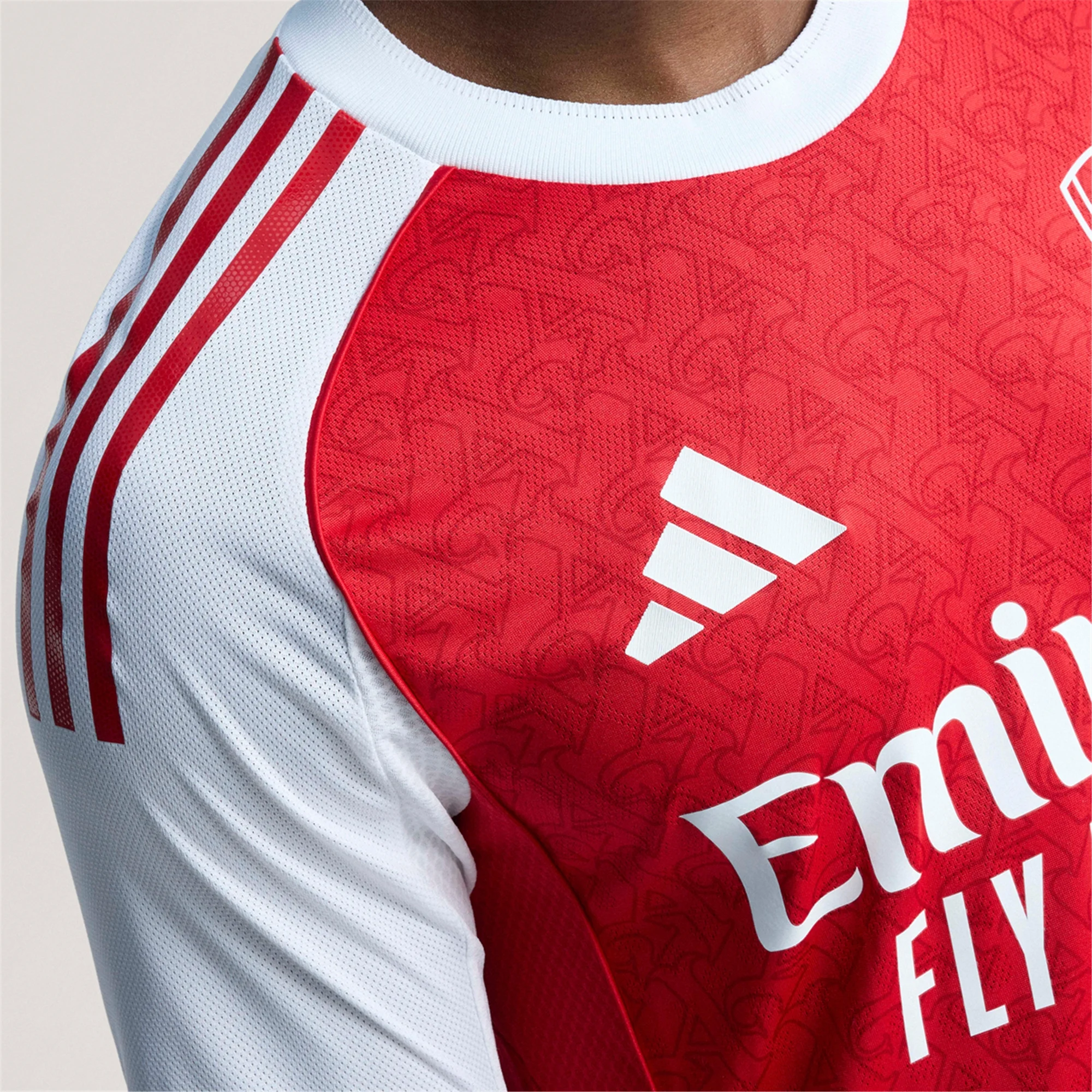 adidas Raheem Sterling Arsenal FC Authentic Home Jersey 25/26 w/ EPL Patch (Better Scarlet/White