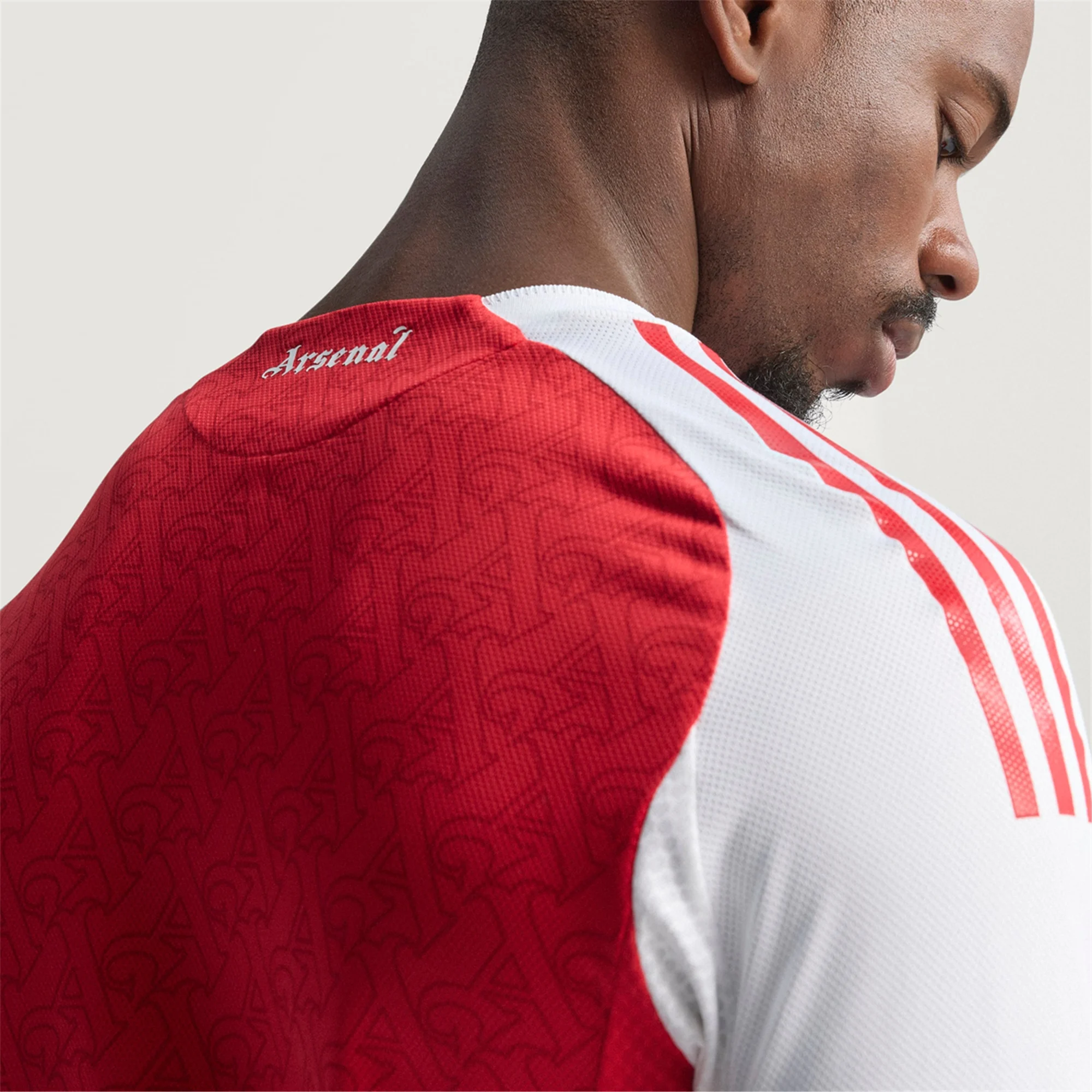 adidas Kieran Tierney Arsenal FC Authentic Home Jersey 25/26 w/ EPL Patch (Better Scarlet/White)