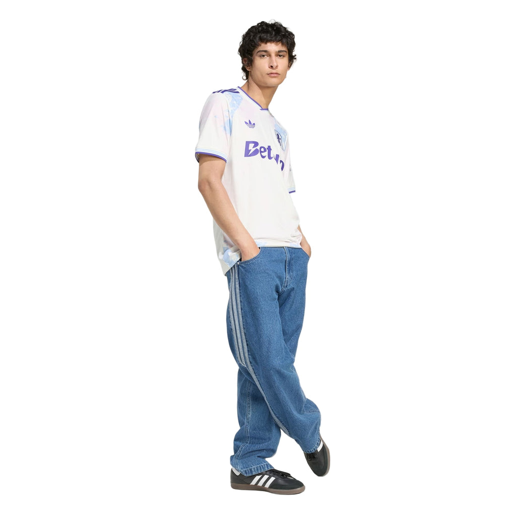 adidas Men's Aston Villa FC 25/26 Third Jersey (White)