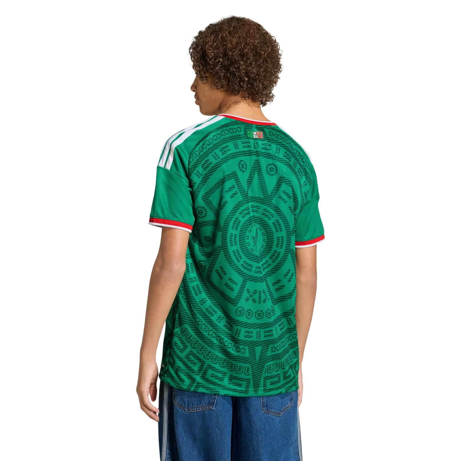 adidas Youth G. Mora Mexico 2026 Home World Cup Jersey (Bold Green)
