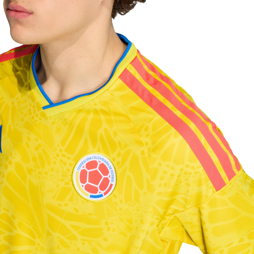 adidas Men's Borre Colombia 2026 Home Jersey (Impact Yellow)