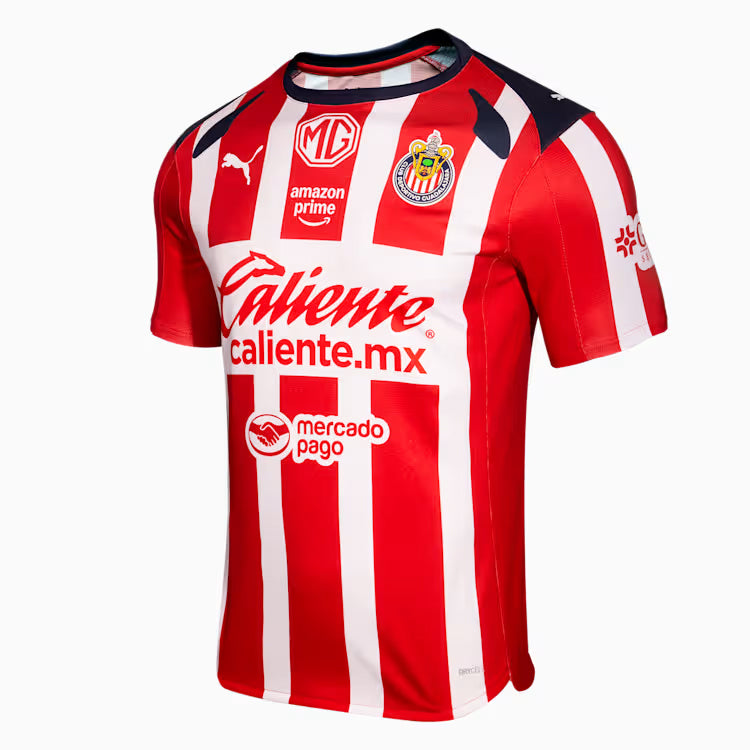Puma Diego Campillo Men's Chivas De Guadalajara Home Jersey 25/26 (Puma Red/White)