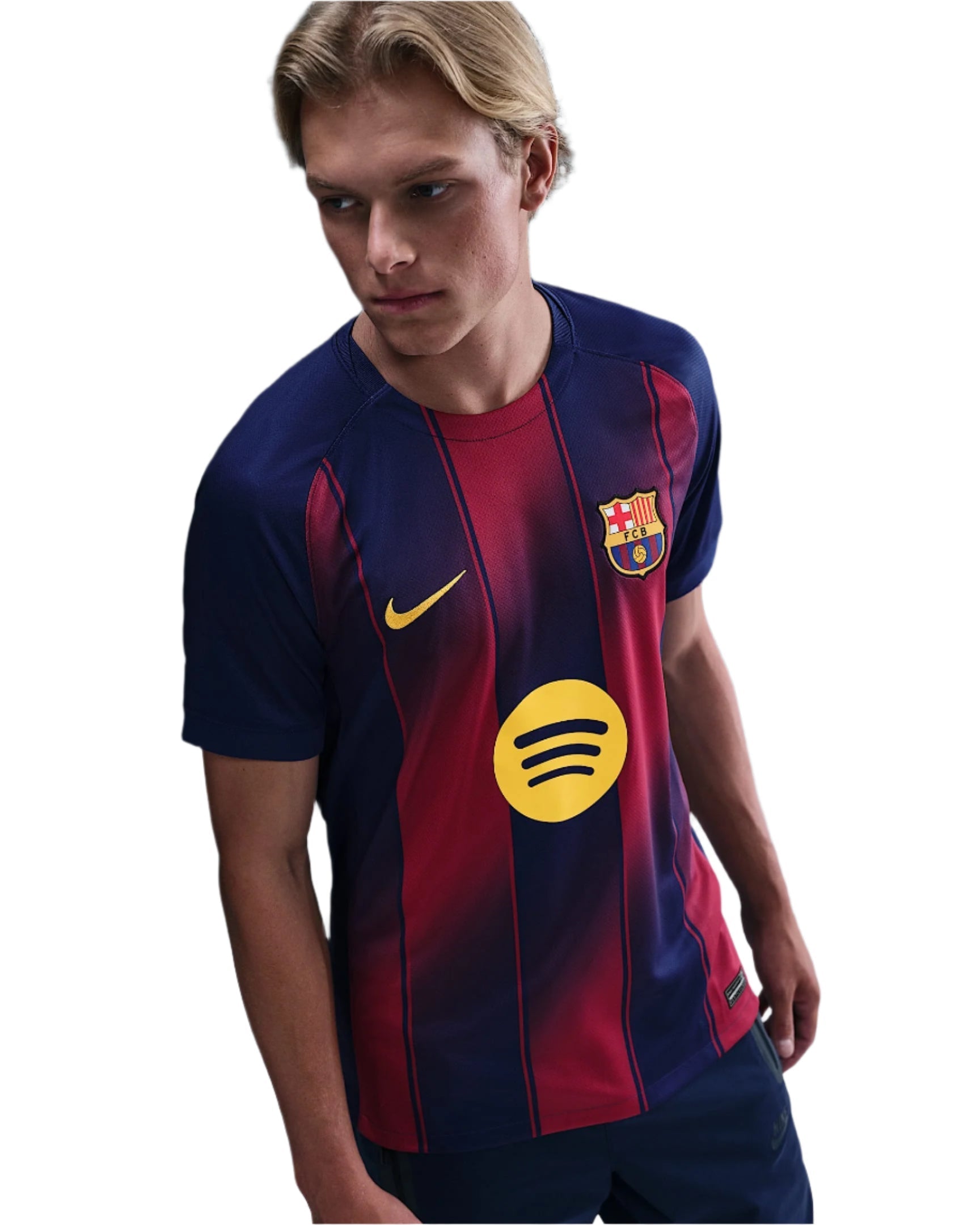 Nike M. Casado FC Barcelona Home Jersey 25/26 w/ Champions League Patches (Deep Royal Blue/Midwest Gold)