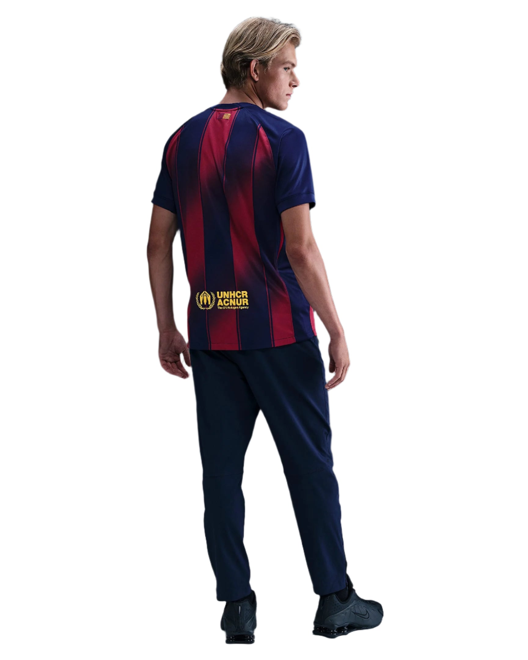 Nike Christensen FC Barcelona Home Jersey 25/26 w/ Champions League Patches (Deep Royal Blue/Midwest Gold)