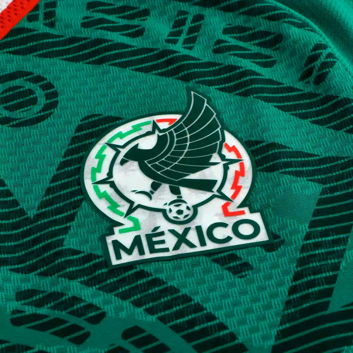adidas Men's C. Huerta Mexico Long-Sleeve Authentic Home Jersey 2026 (Bold Green)