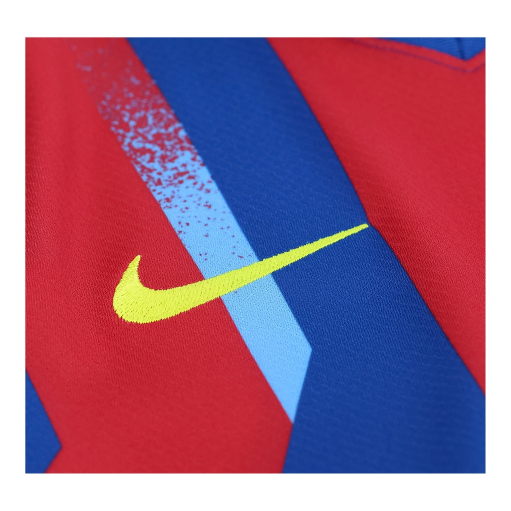 Nike Youth Balde FC Barcelona 4th Soccer Jersey 25/26 (Gym Blue/Salsa Red)