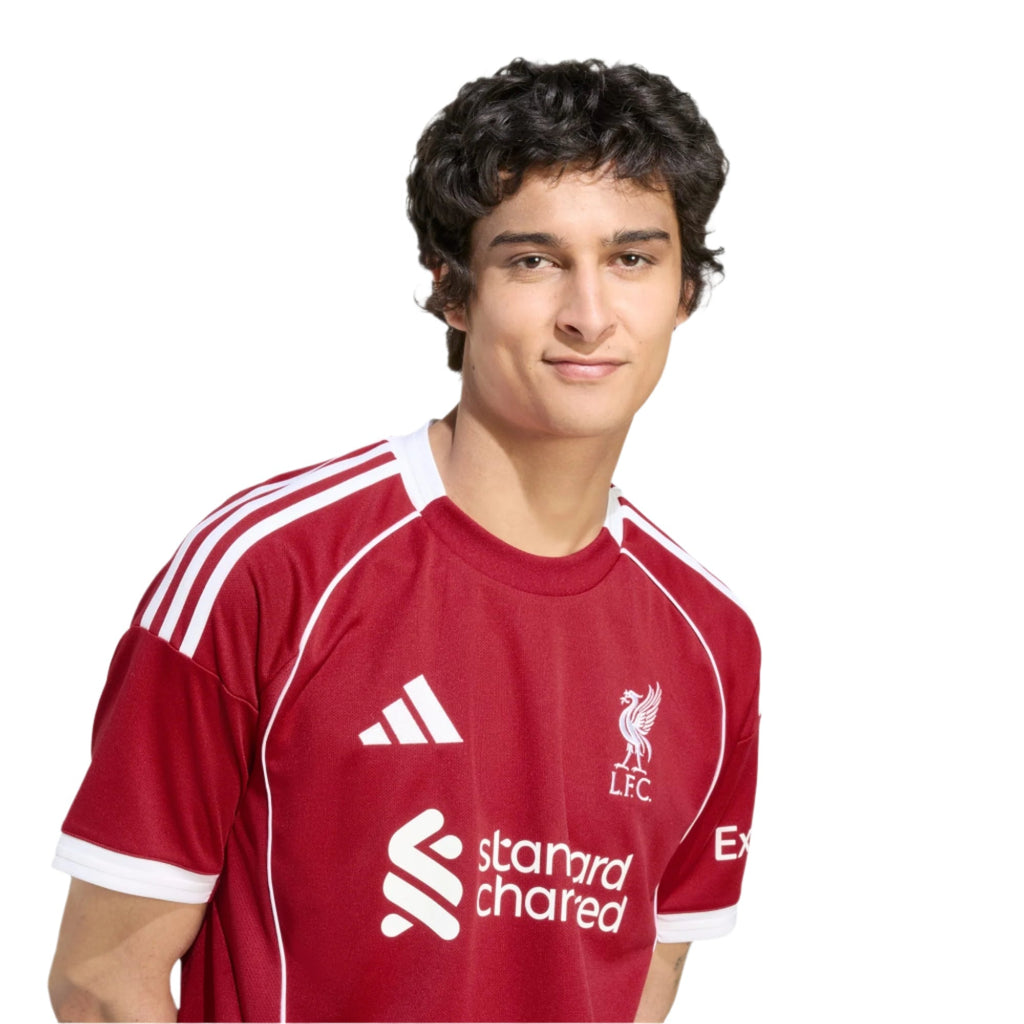 adidas Men's Liverpool Home Jersey 25/26 (Strawberry Red)