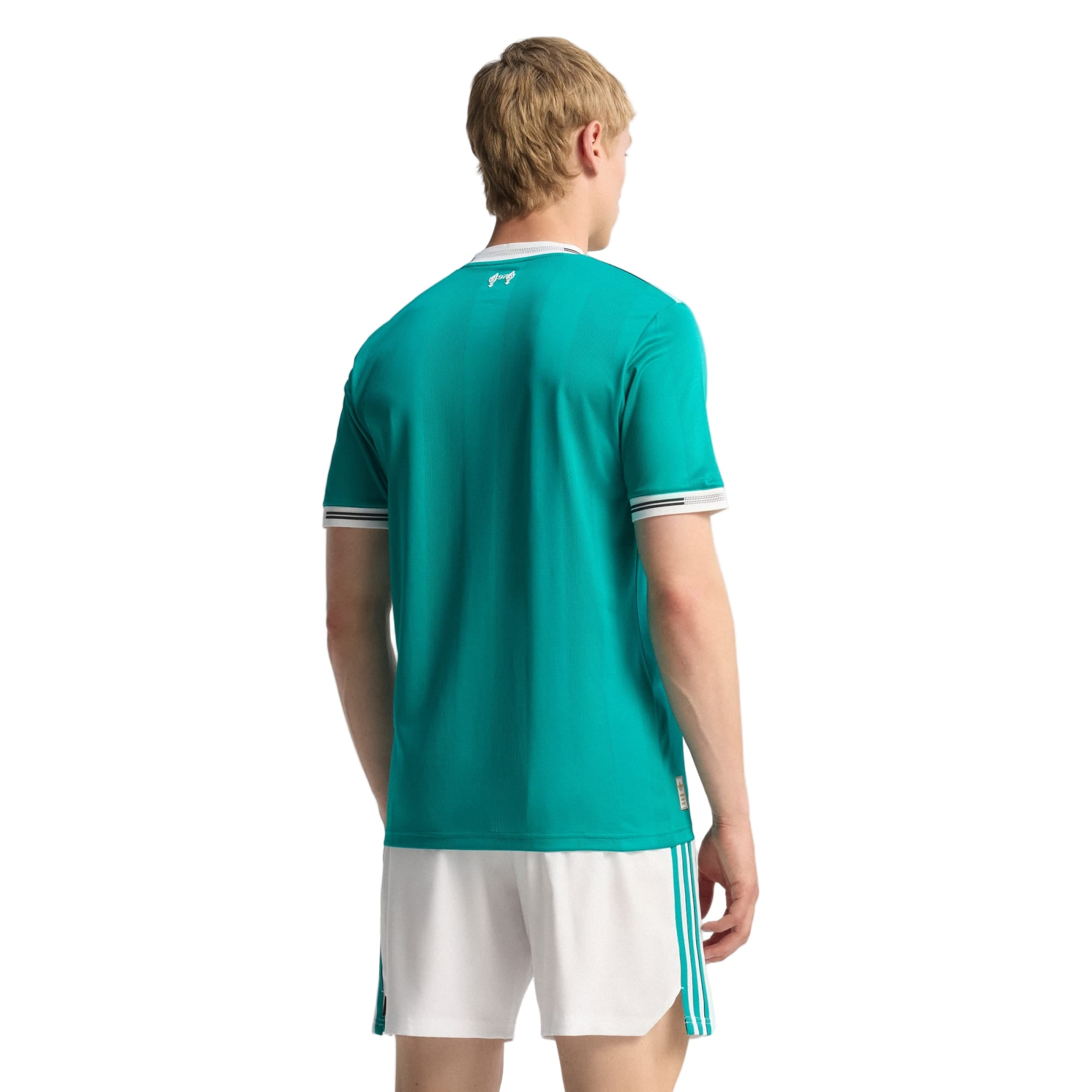 adidas Liverpool FC Authentic Mohamed Salah Third Jersey w/ EPL + No Room For Racism Patches 25/26 (Sea Green)