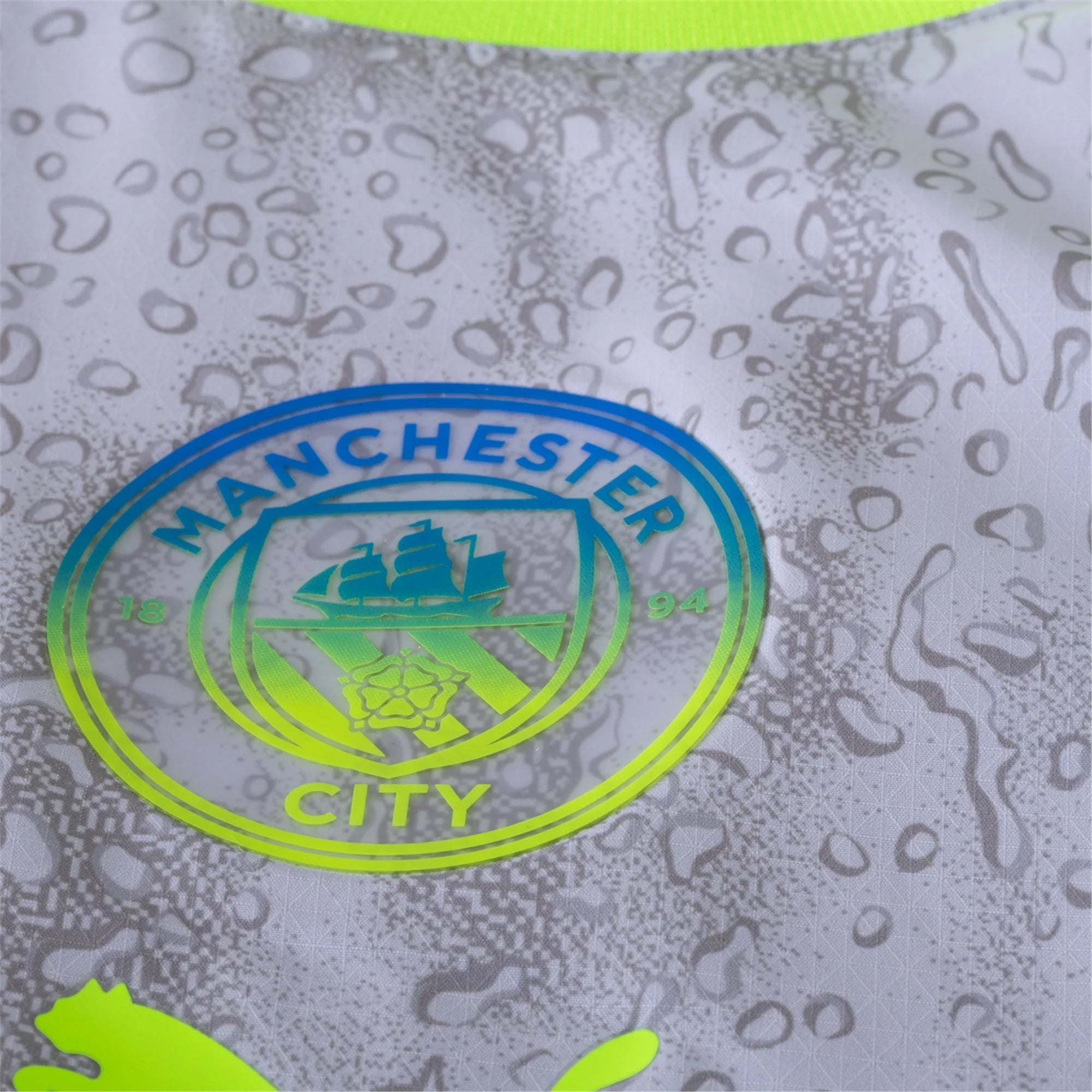 Puma Manchester City Authentic O’ Reilly Third Jersey w/ EPL + No Room For Racism 25/26 (Cool Weather/Pro Green)