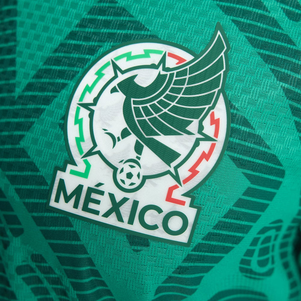 adidas Men's L. Chavez Mexico Authentic Home 2026 World Cup Jersey (Bold Green)
