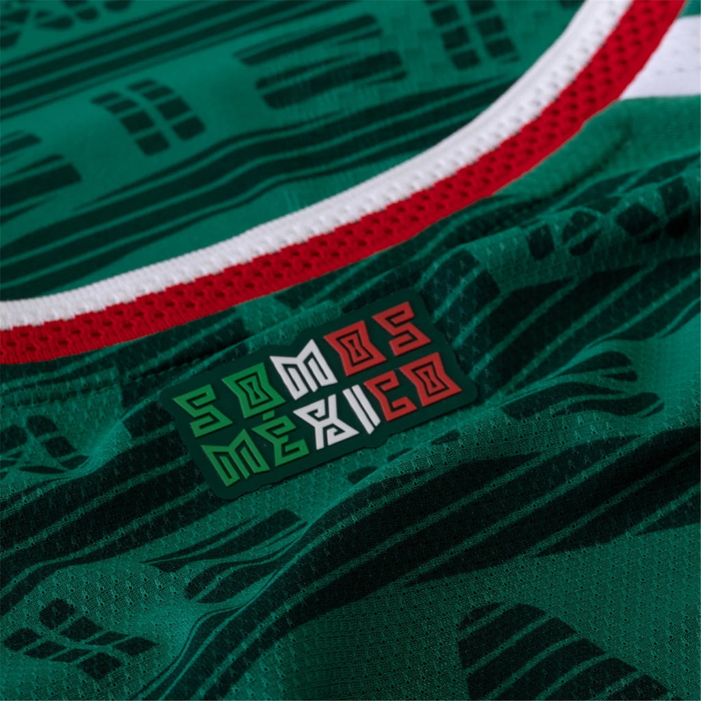 adidas Men's I. Reyes Mexico Authentic Home 2026 World Cup Jersey (Bold Green)