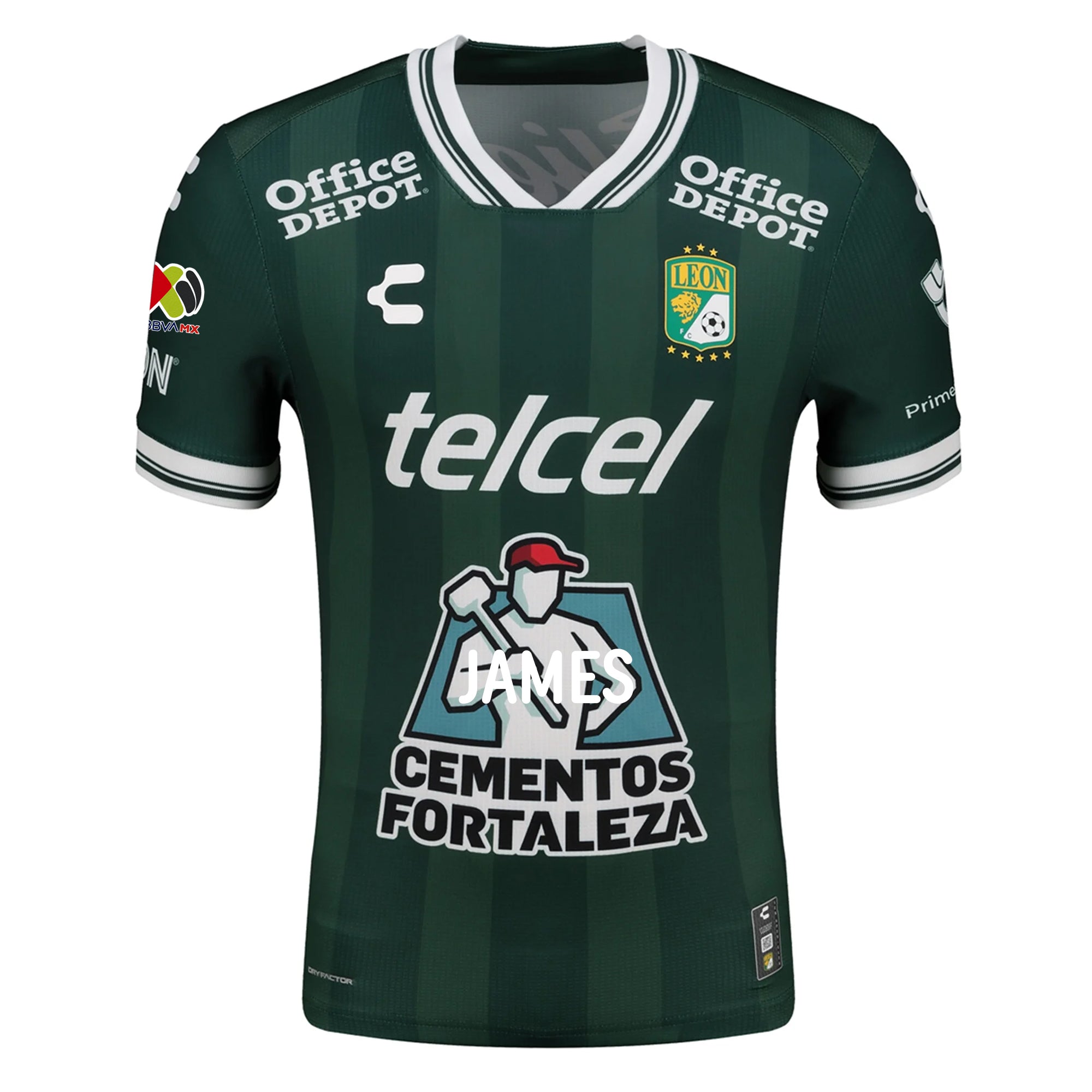 Charly Emiliano Ariel Rigoni Men's Leon FC Home Jersey 25/26 w/ BBVA Liga Patch (Green)