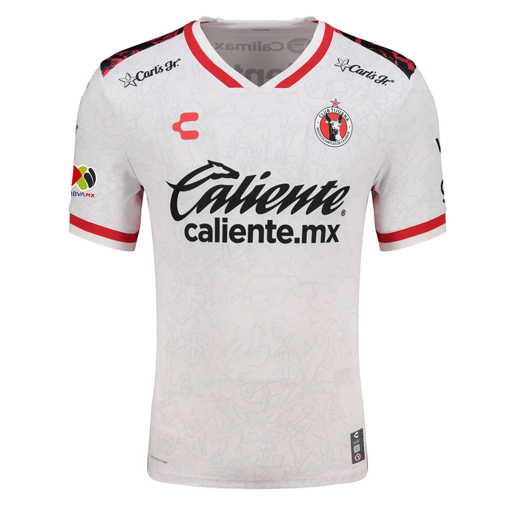 Charly Unai Bilbao Men's Xolos De Tijuana Away Jersey 25/26 w/ BBVA MX Patch (White)