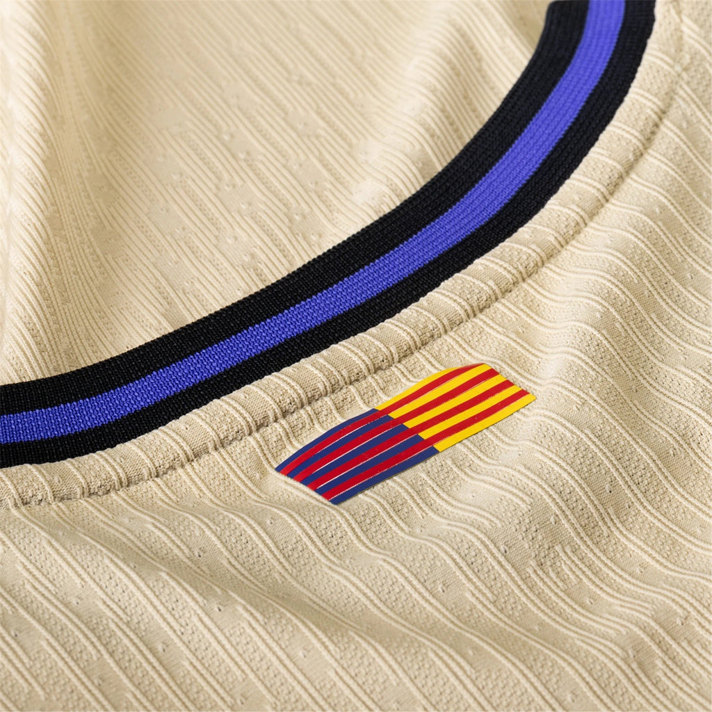 Nike Ronaldinho Men's FC Barcelona Away Jersey 25/26 w/ Champions League Patches (Team Gold/Persion Violet/Black)