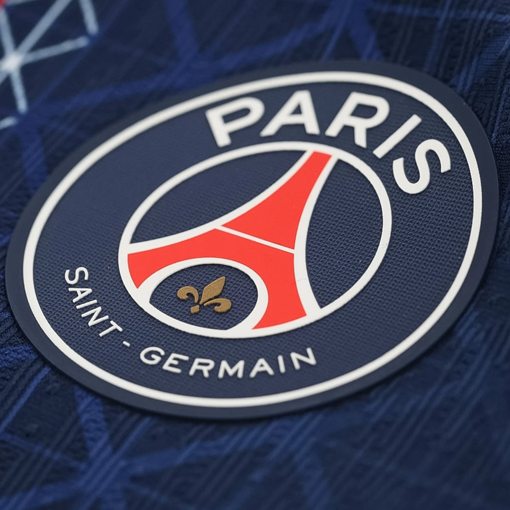Nike Men's Kvaratskhelia Paris Saint-Germain Authentic Home Jersey 25/26 w/ Champions League Patches (Navy)