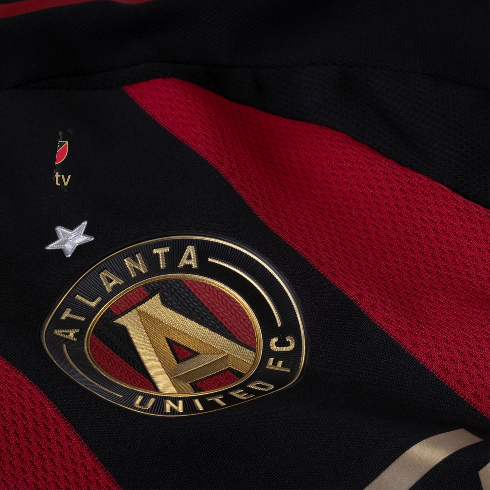 adidas Cayman Togashi Atlanta United Authentic Home Jersey w/ MLS Patches 25/26 (Red/Black)