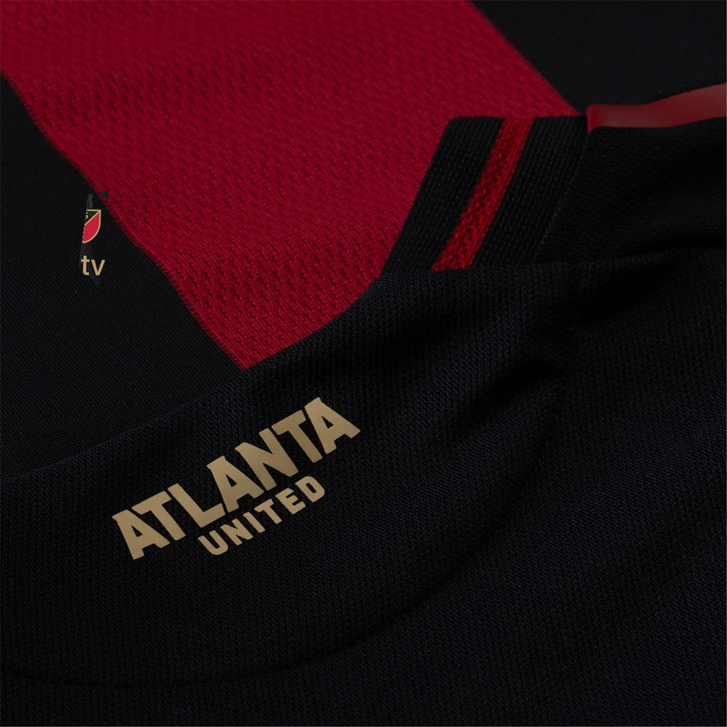 adidas Cayman Togashi Atlanta United Authentic Home Jersey w/ MLS Patches 25/26 (Red/Black)