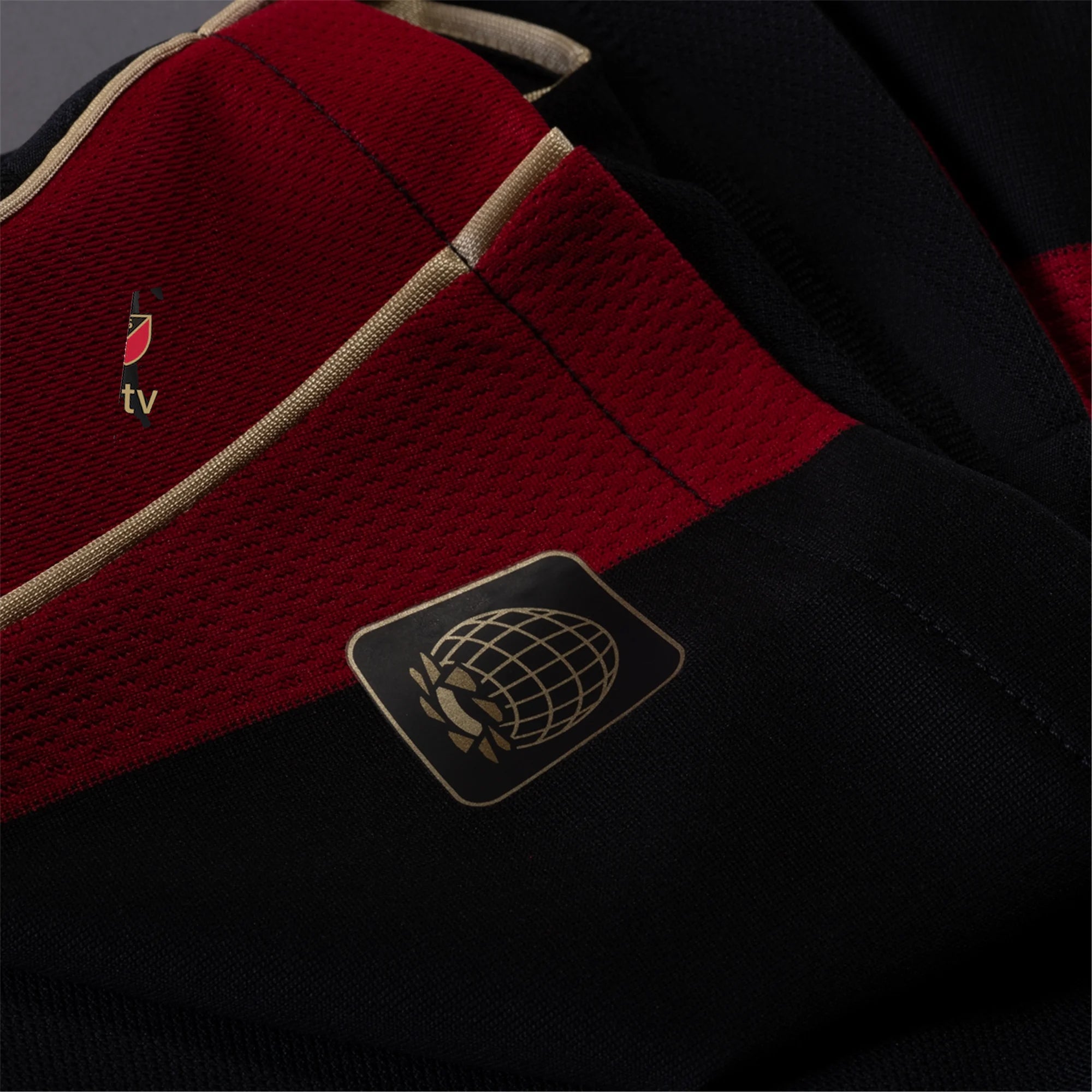 adidas Ashton Gordon Atlanta United Authentic Home Jersey w/ MLS Patches 25/26 (Red/Black)