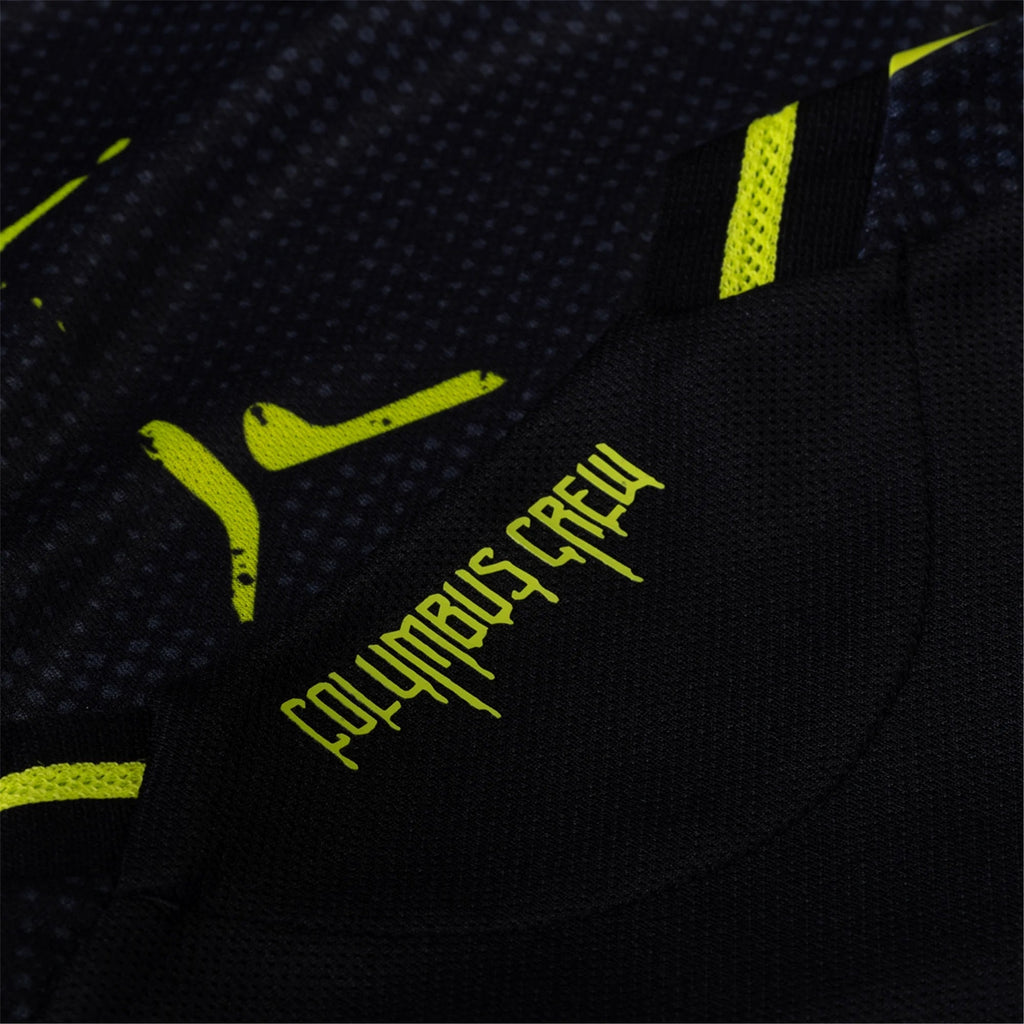 adidas Taha Habroune Columbus Crew Authentic Away Jersey w/ MLS Patches 25/26 (Black/Yellow)