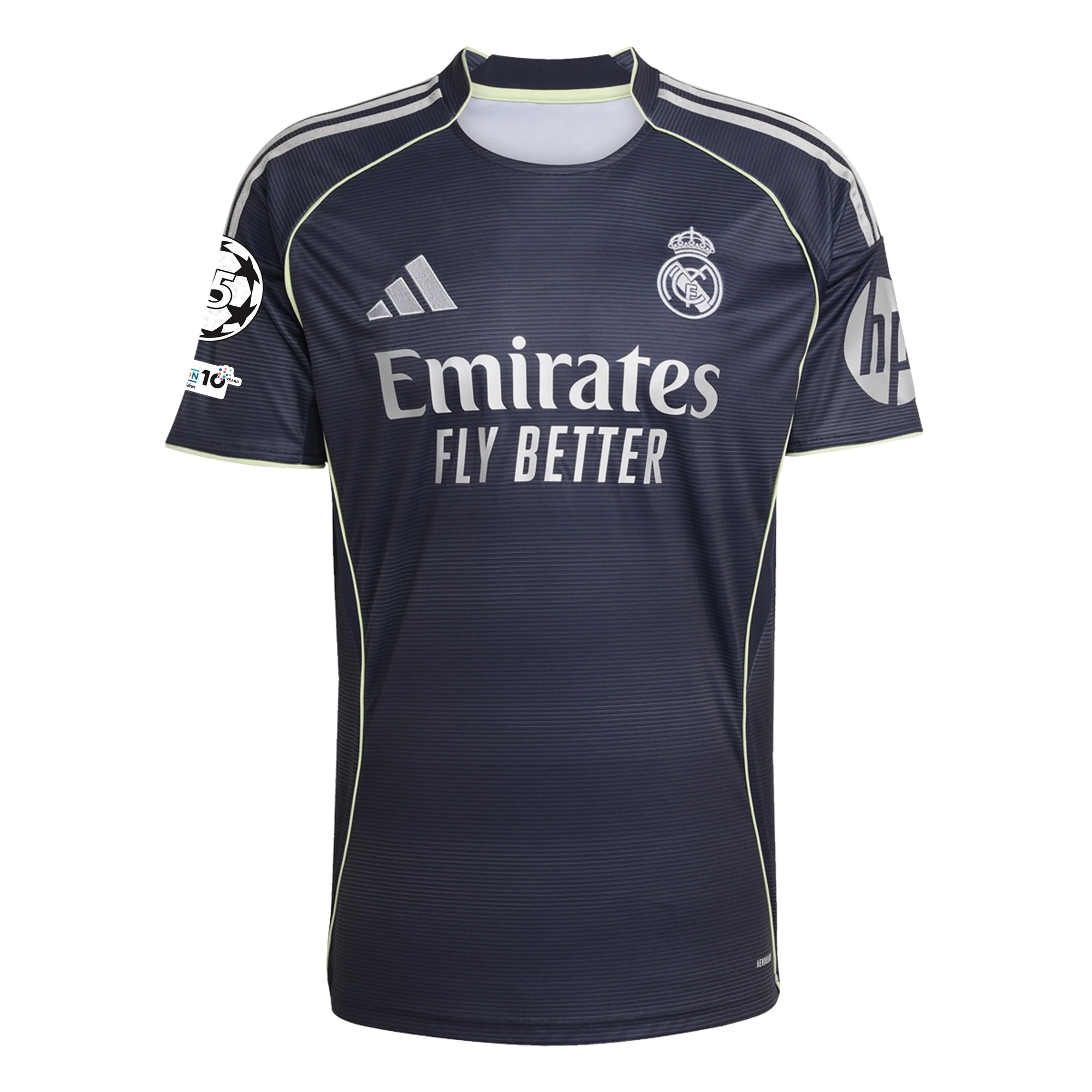 adidas Arda Güler Real Madrid 25/26 Away Jersey w/ Champions League Patches (Legend Ink)
