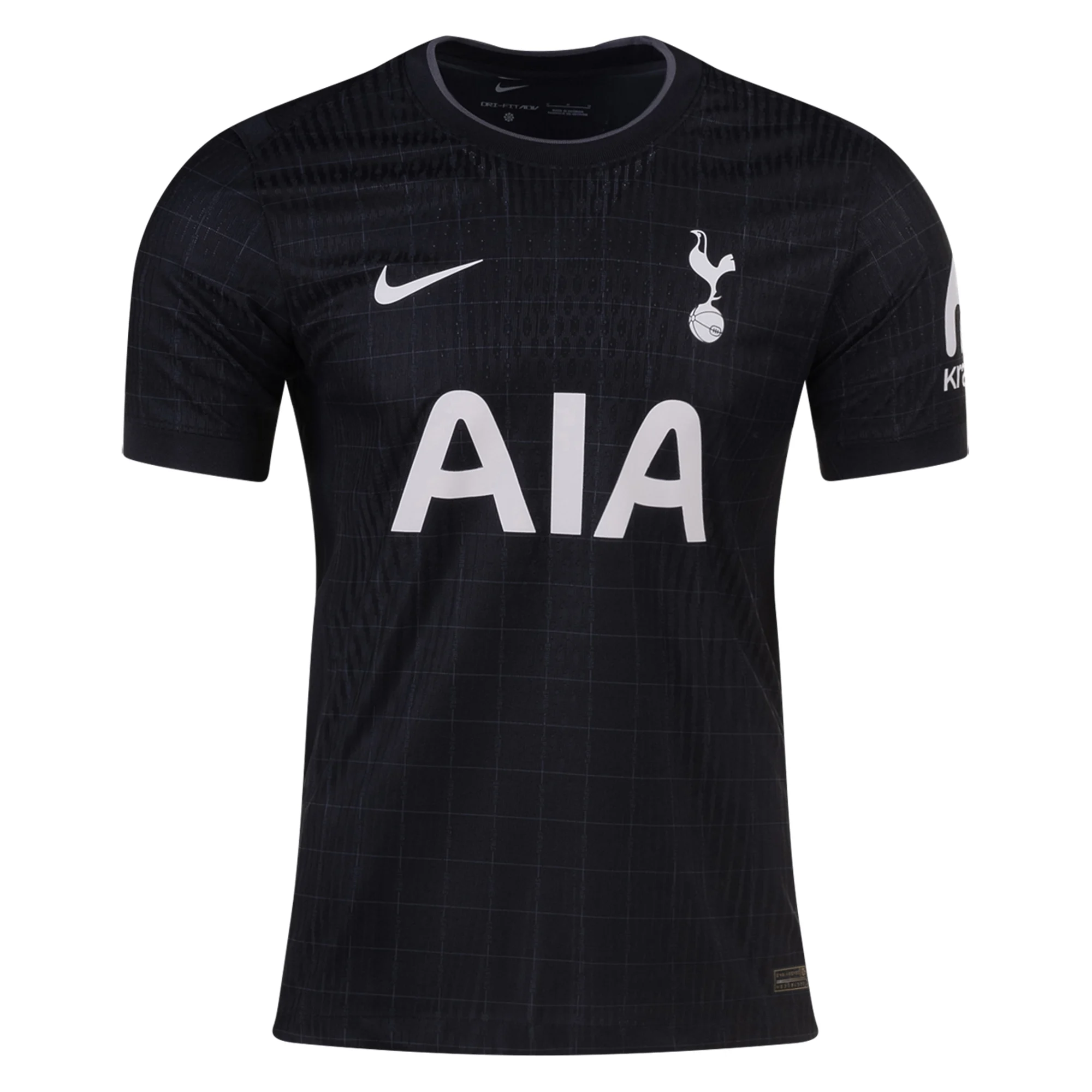Nike Pedro Porro Tottenham Hotspur Authentic Away Jersey 25/26 w/ EPL Patch (Black/Iron)