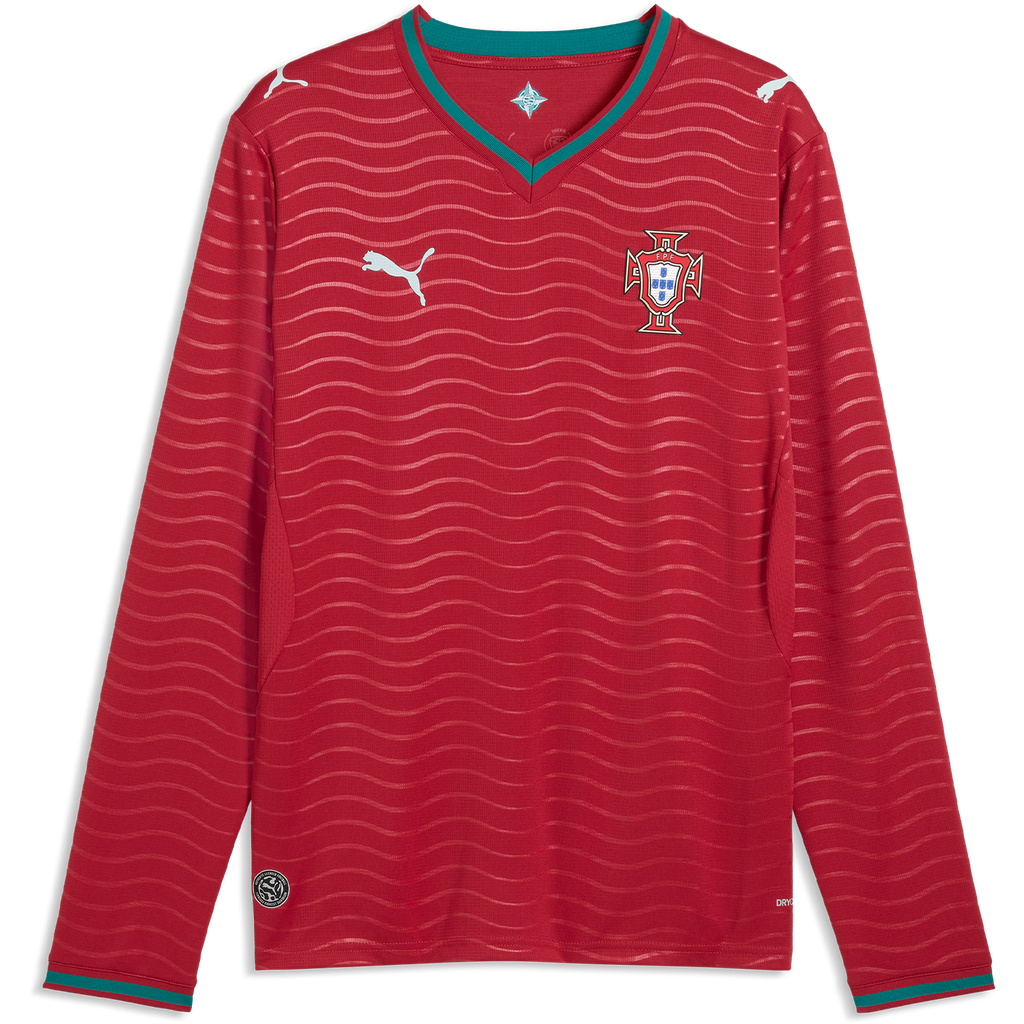 Cristiano Ronaldo Portugal World Cup 2026 Men's Long Sleeve Home Stadium Jersey