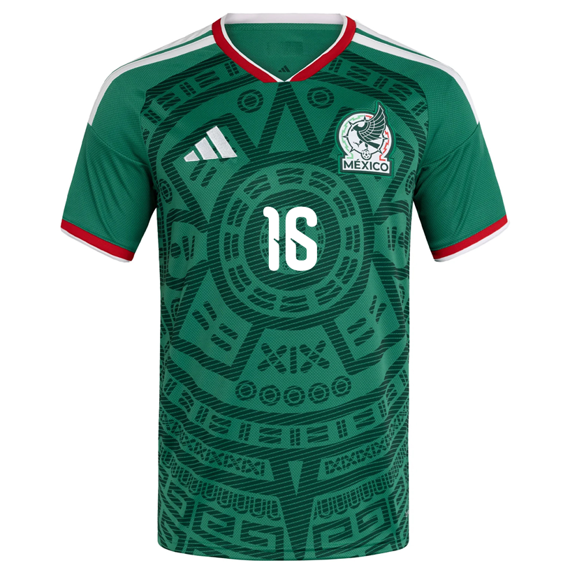 adidas Men's J. Cortizo Mexico Authentic Home 2026 World Cup Jersey (Bold Green)
