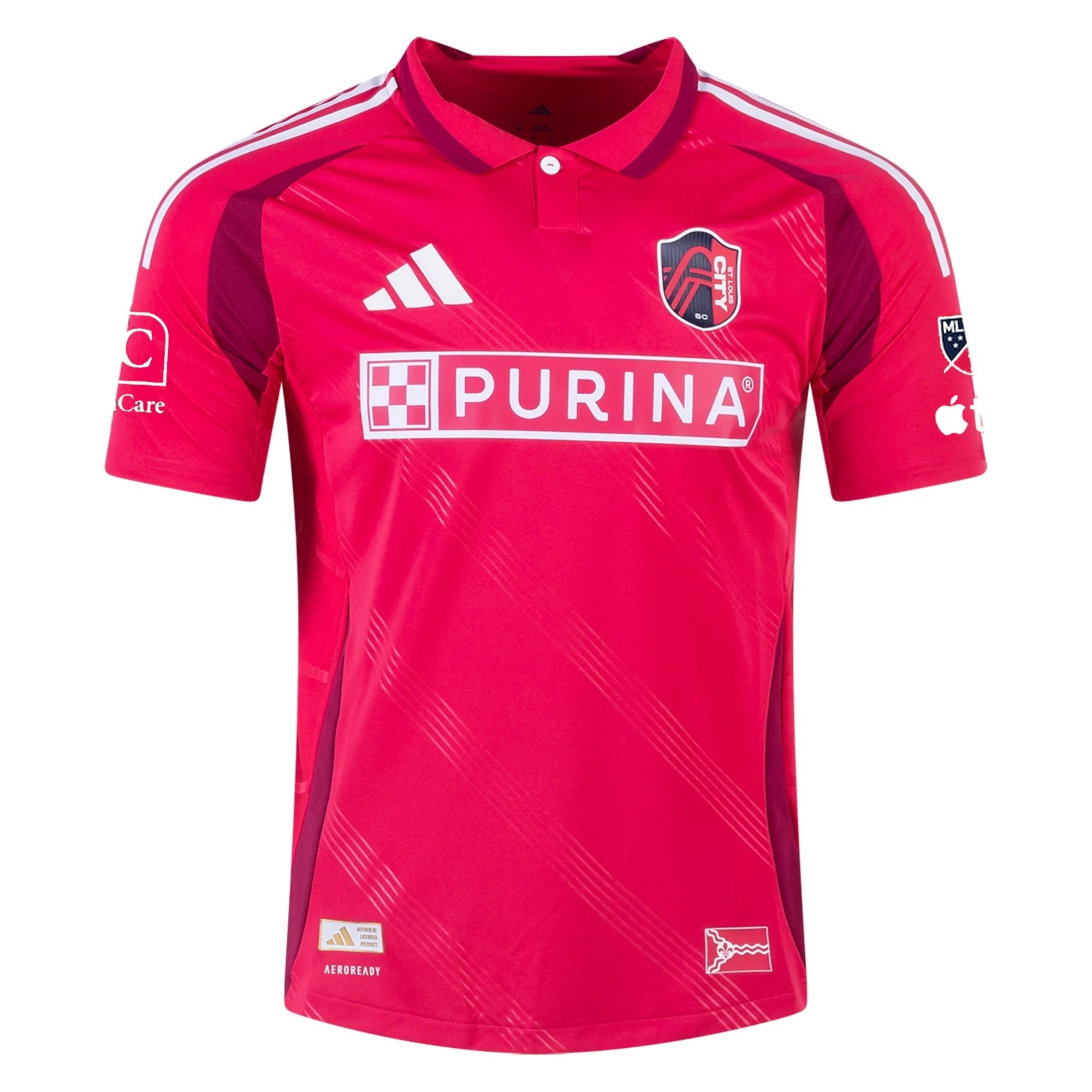 adidas Alfredo Morales St. Louis FC Authentic Home Jersey 25/26 (Power Pink)