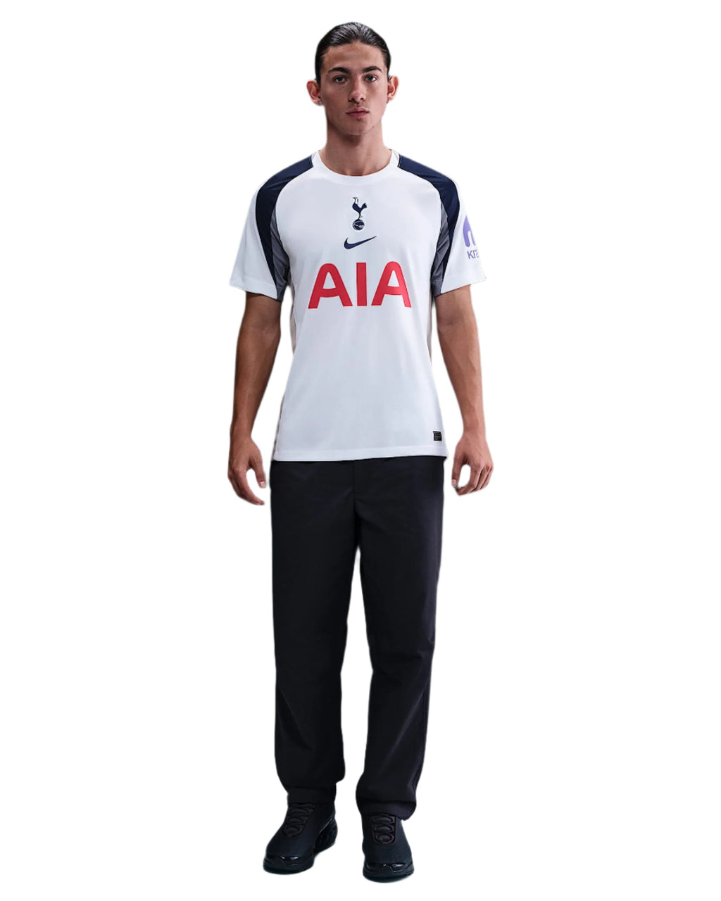 Nike Kulusevski Tottenham Hotspurs Home Jersey w/ EPL + No Room For Racism Patch 25/26 (White/Iron/Binary Blue)