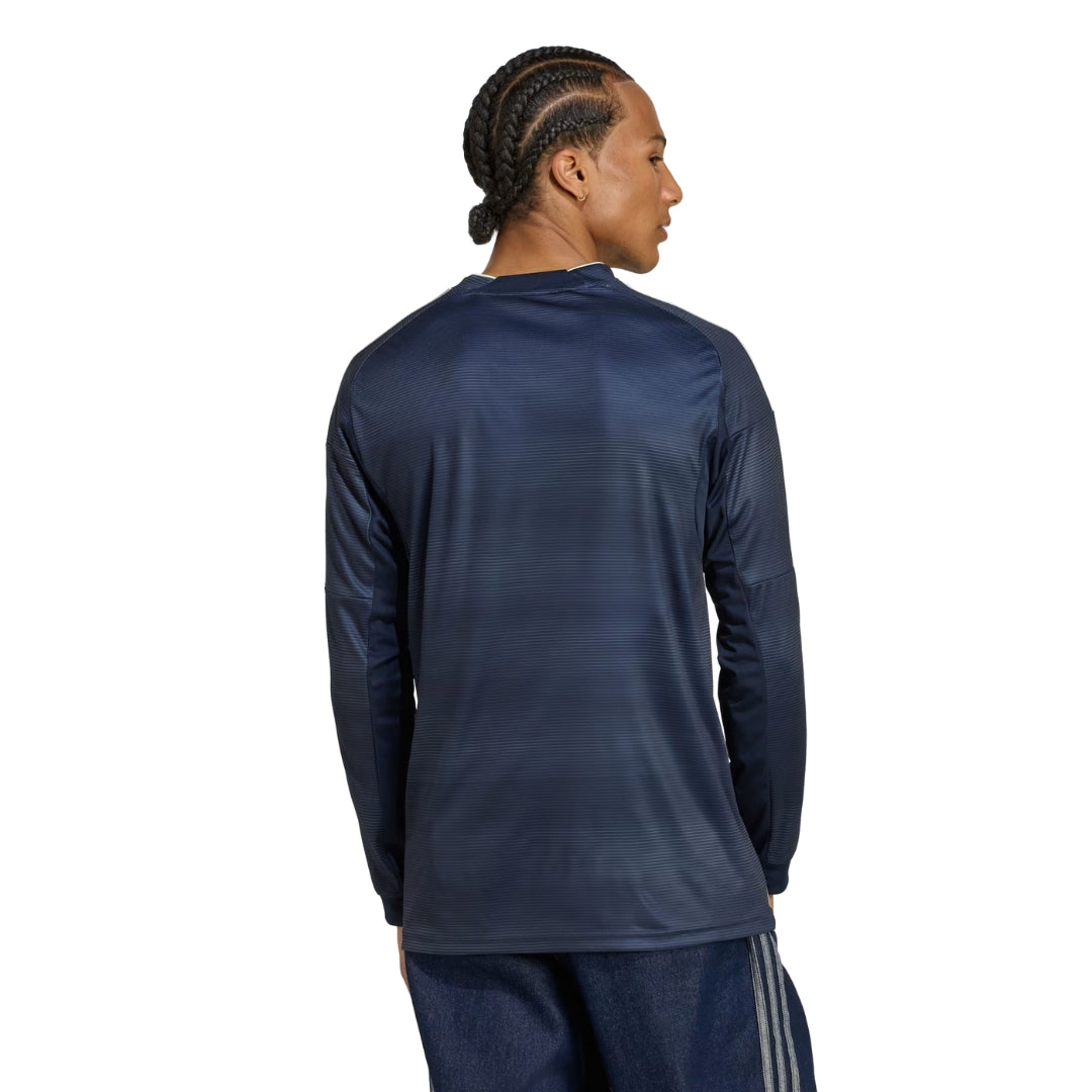 adidas Real Madrid Alaba Long Sleeve Away Jersey w/ Champions League Patches 25/26 (Legend Ink)