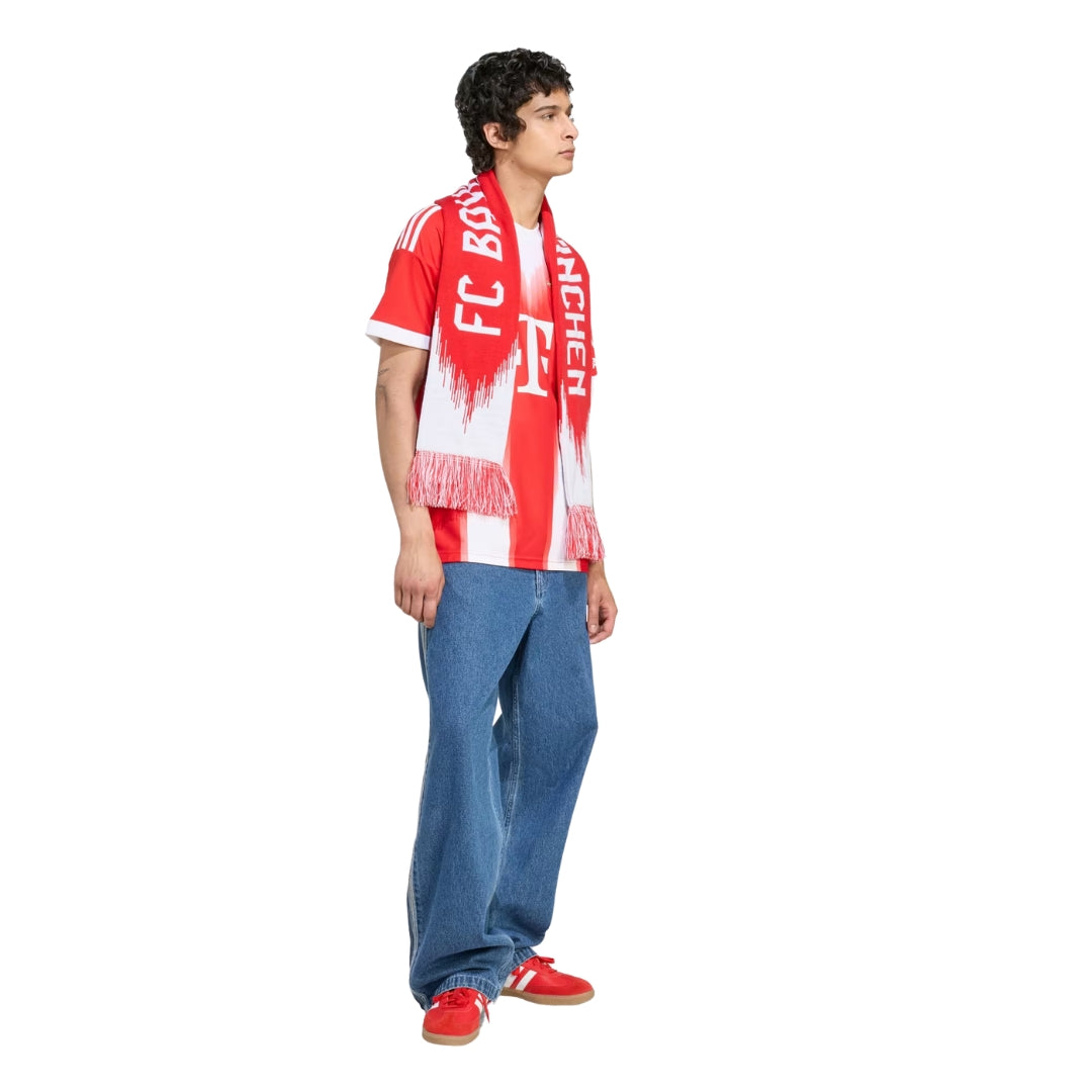 adidas Bayern Munich Ito Home Jersey w/ Champions League Patches 25/26 (Red)