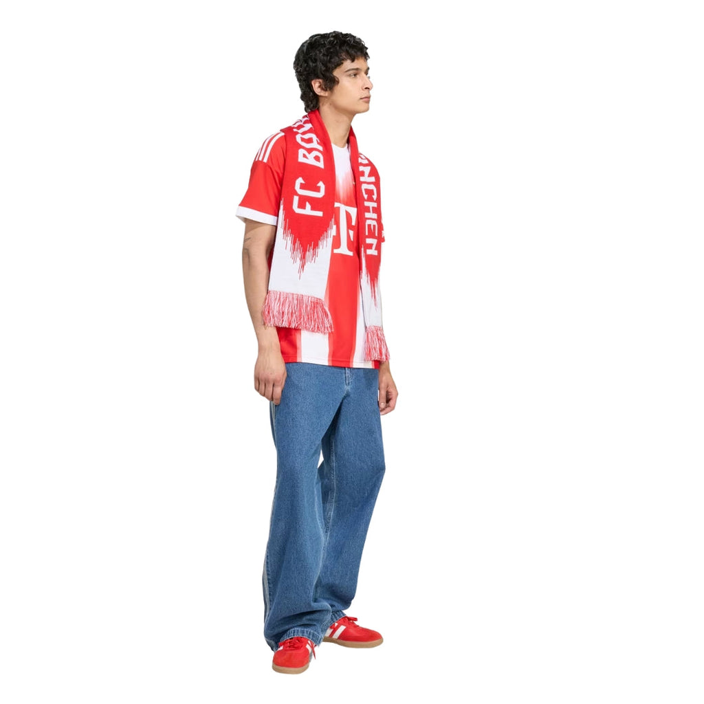 adidas Bayern Munich Home Jersey w/ Bundesliga Champion Patch 25/26 (Red)