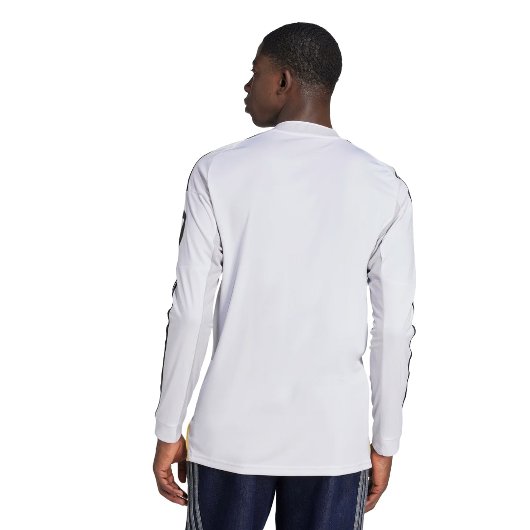 adidas Real Madrid Endrick Long Sleeve Home Jersey w/ Intercontinental + Champions League Patches 25/26 (White)