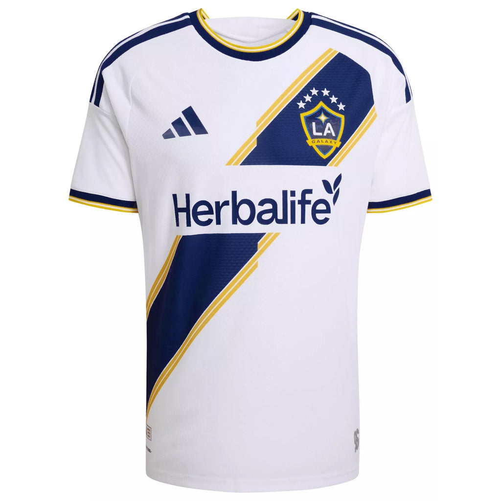 adidas Men's LA Galaxy Authentic Match Home Jersey 26/27 (White)