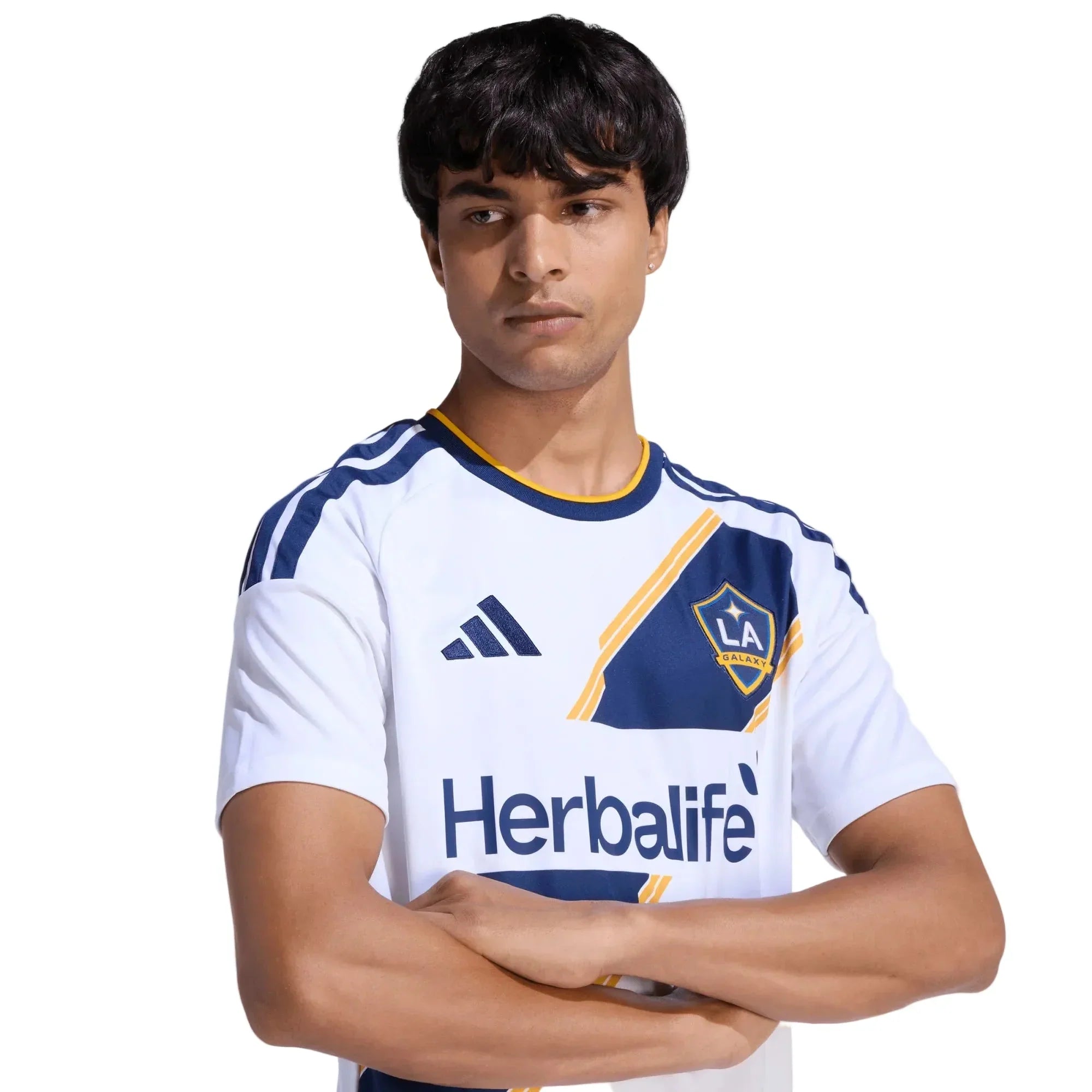 adidas Men's Ramirez LA Galaxy Home Stadium Jersey 26/27 (White)