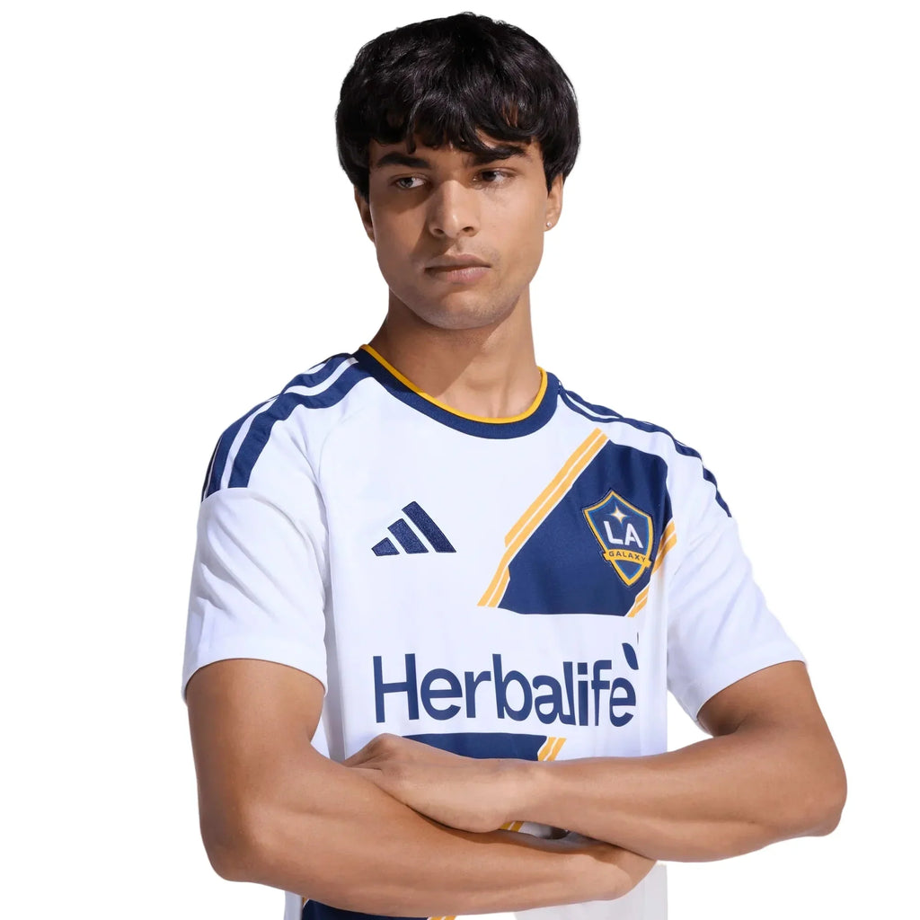 adidas Men's Wynder LA Galaxy Home Stadium Jersey 26/27 (White)