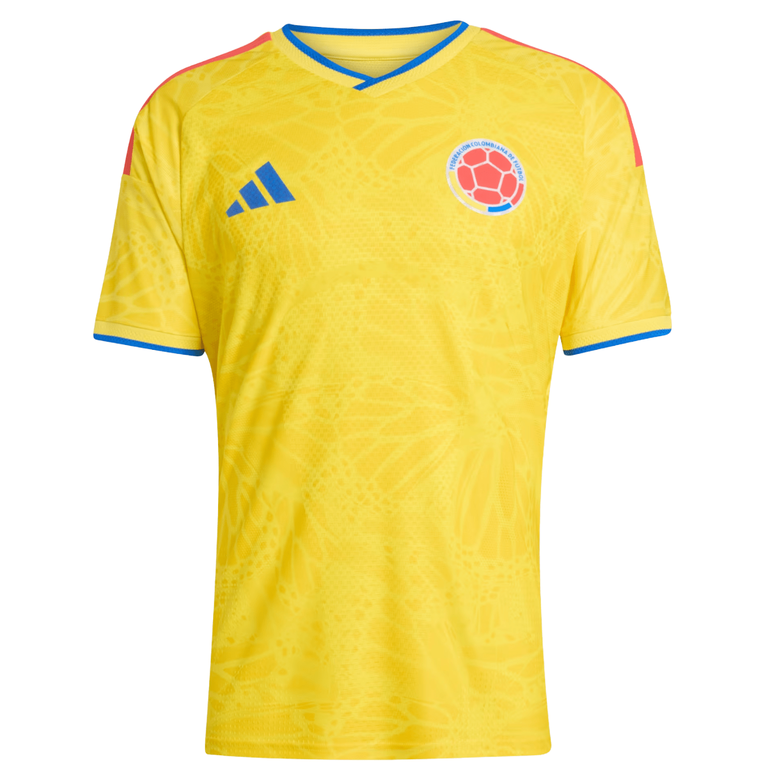 adidas Men's Sinisterra Colombia 2026 Authentic Home Jersey (Impact Yellow)