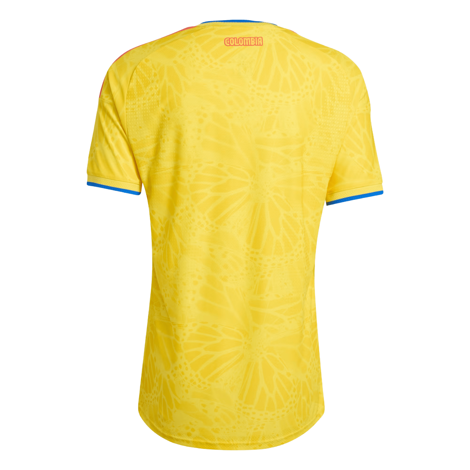 adidas Men's J. Arias Colombia 2026 Authentic Home Jersey (Impact Yellow)